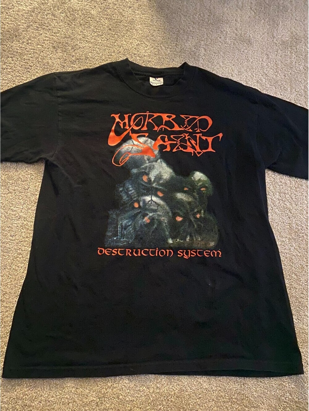 MORBID SAINT 'Destruction System' T-Shirt - L - THRASH num skull sodom kreator